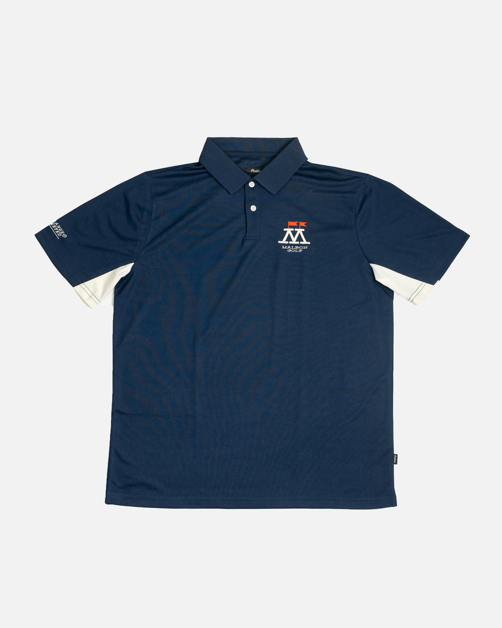 Tシャツ・カットソー Malbon Golf Home on the Range Performance Pique Polo T-Shirt Malbon Golf Pimento Performance Pique Polo White