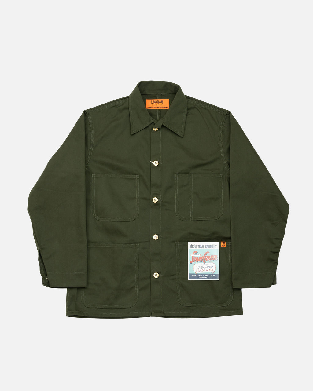 Universal Overall Light Twill Coverall Jacket Khaki – Club Luminaries