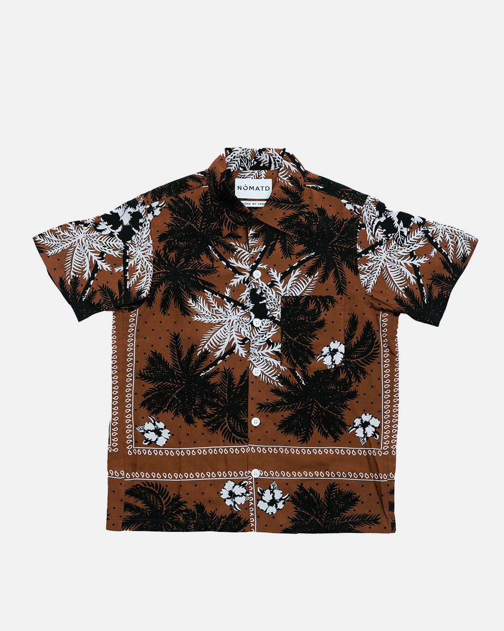 Noma T.D. Palm Tree Summer Shirt Brown – Club Luminaries