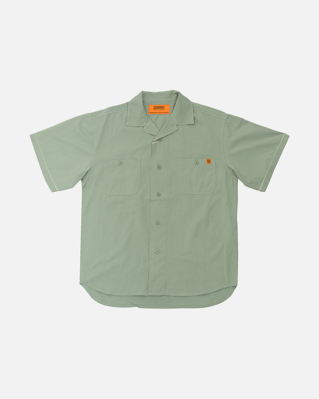 Universal Overall Open Collar Work Shirt Black – Club Luminaries