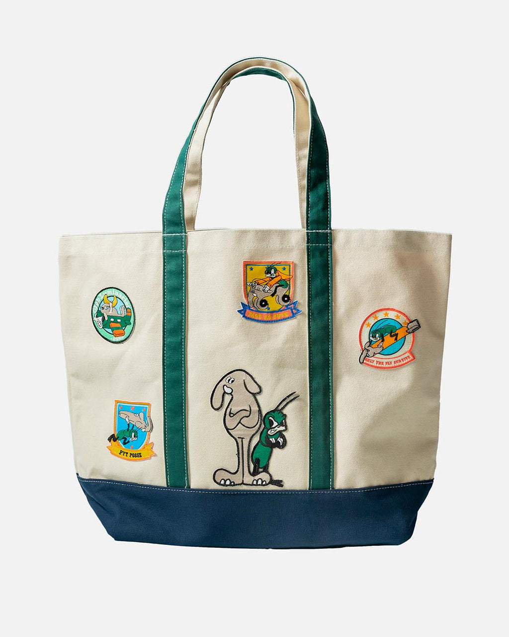 CL x Antnest Multi Patch Canvas Tote Bag Club Luminaries