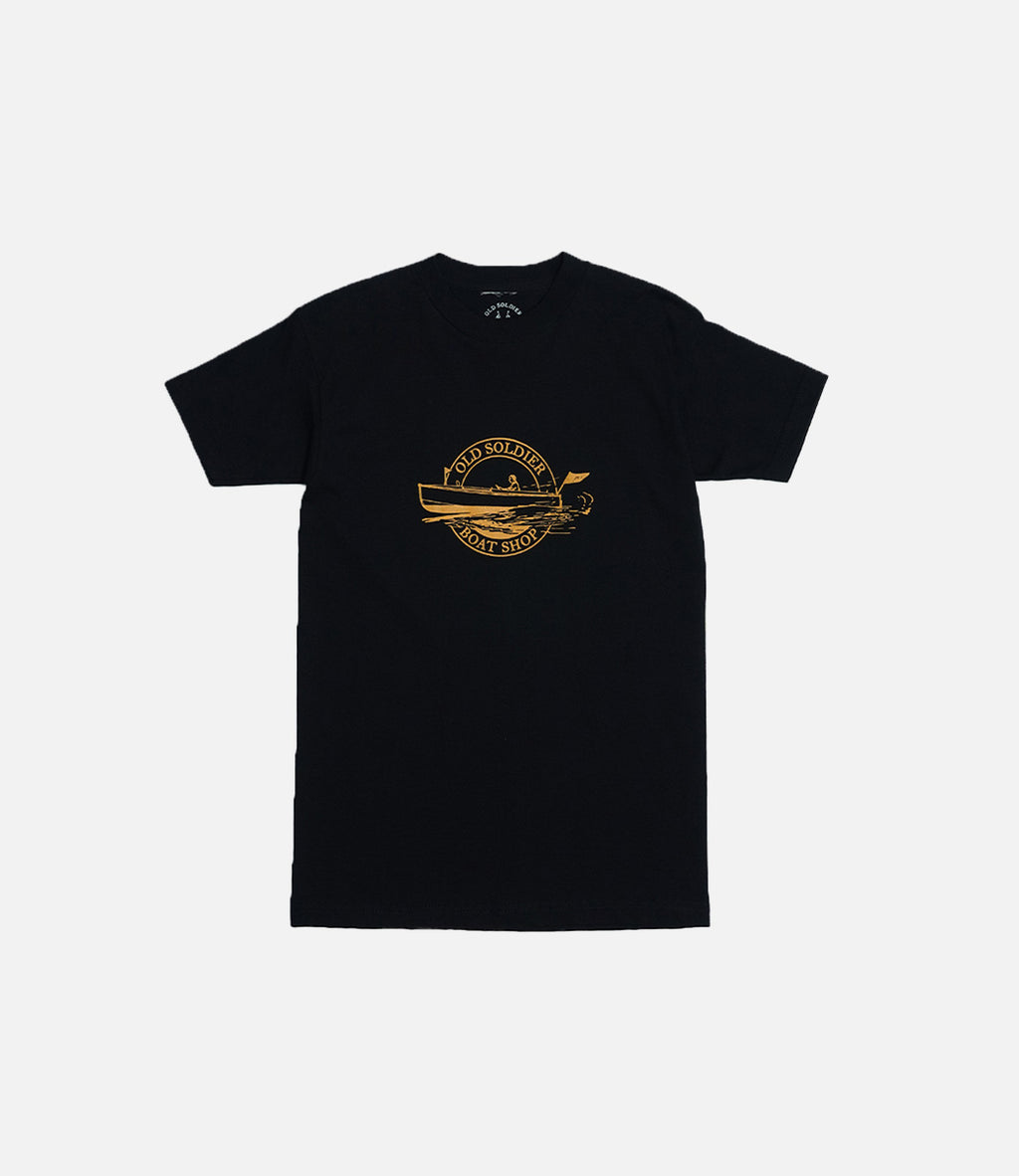 Old Soldier Boat Shop Tee, navy