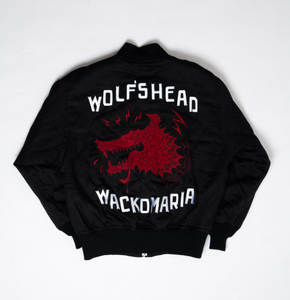 WACKO MARIA WOLF’S HEAD SKA JACKET Wacko Maria Wolf's Head Ska Jacket Type 1 Black – Club