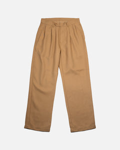 Universal Overall 2 Tuck Trousers Dry Serge Beige