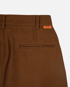 Universal Overall 2 Tuck Trousers Dry Serge Brown