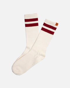 Universal Overall 3 Stripe Socks Red