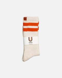 Universal Overall 3 Stripe Socks Orange