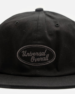 Universal Overall Snapback Cap Black