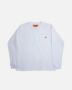 Universal Overall Pocket T-shirt Long Sleeve White