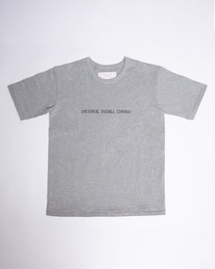 Universal Overall Logo Graphic Short Sleeve T-Shirts Gray