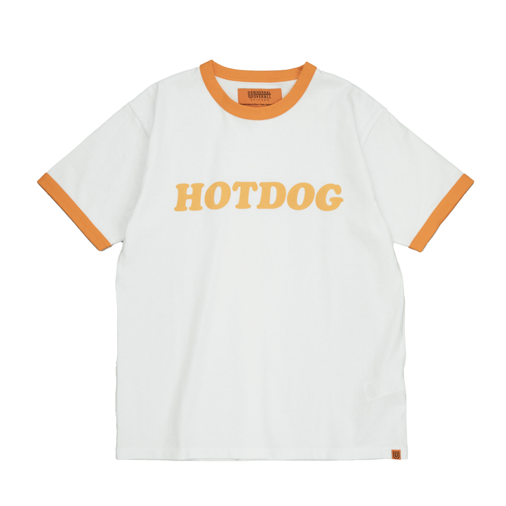 Universal Overall Ringer Chill Tee White-Orange – Club Luminaries