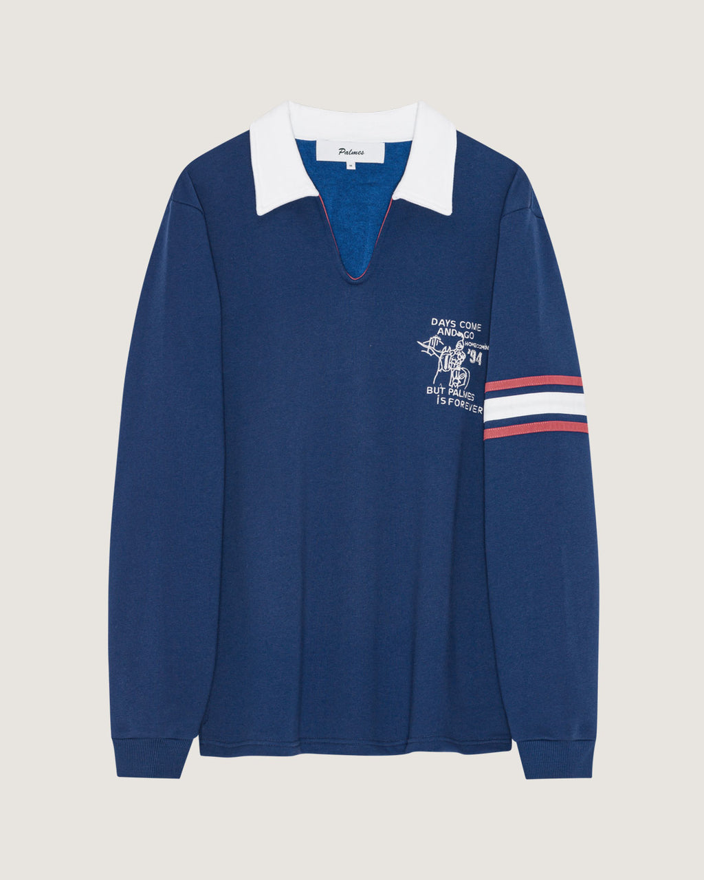 Palmes Forever Open Rugby Shirt Blue – Club Luminaries