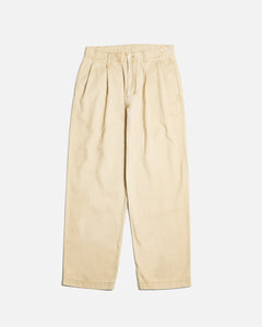 Universal Overall 2 Tuck Trousers Beige