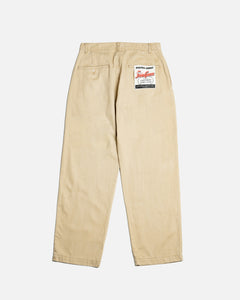 Universal Overall 2 Tuck Trousers Beige