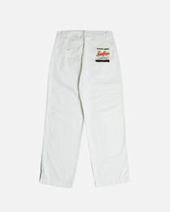 Universal Overall 2 Tuck Trousers White