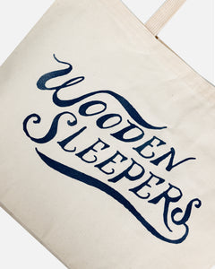 Wooden Sleepers Script Logo Tote
