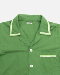 BODE Top Sheet Long Sleeve Shirt Green