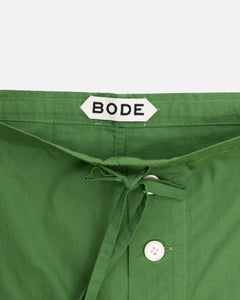 BODE Top Sheet Pajama Pants Green