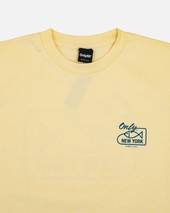 Only NY, Bait tshirt, faded yellow