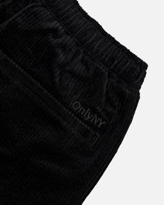 Only NY, corduroy chill shorts, black