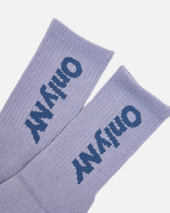 Only NY, core logo socks, lavender