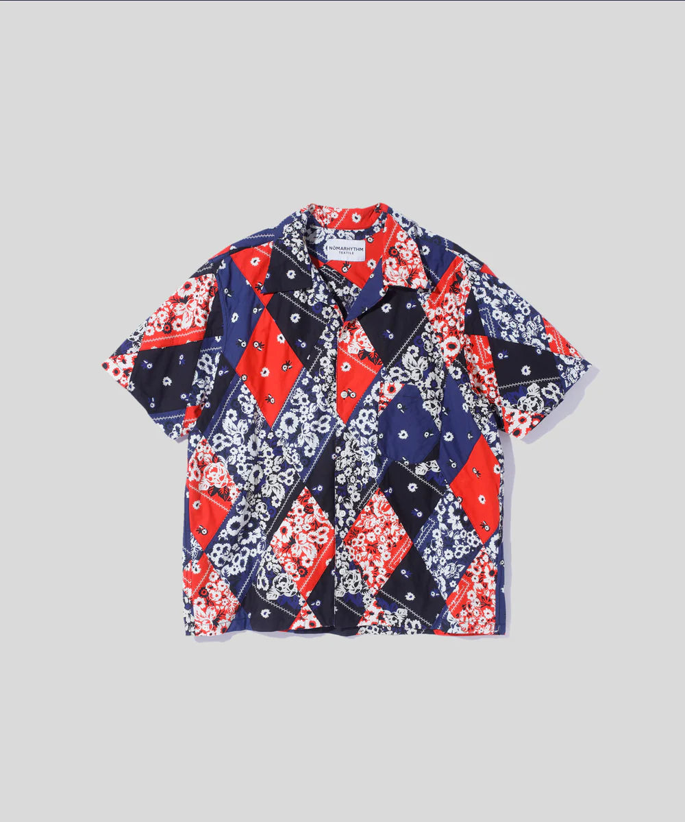 NOMA t.d. タイダイデザインブラウス セール】NOMARHYTHM TEXTILE | 〈別注〉オープンカラー 半袖