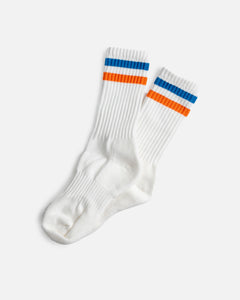 Votta Stripe Socks Orange / Blue