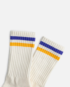 Votta Stripe Socks Purple / Yellow