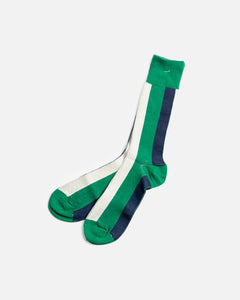 Votta BLanCHE Socks Green / Navy / White