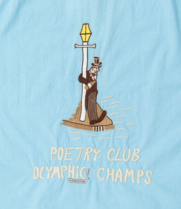 BODE Poetry Team Short Sleeve Shirt Blue