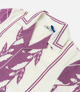 BODE Inverse Acorn Short Sleeve Shirt Purple
