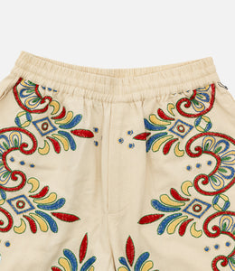 BODE Embroidered Carnival Shorts, multi