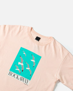 Only NY Rockaway Gulls Tee Pale Pink
