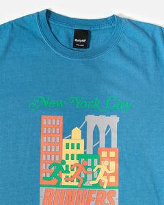 Only NY Runner Tee French Blue
