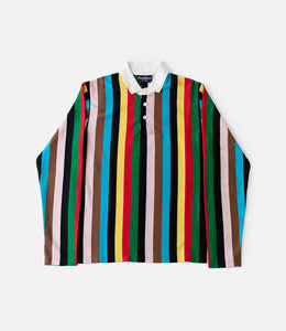 Rowing Blazers The Croquet Stripe Rugby Shirt Multi