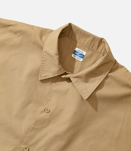 Army Twill Plain Weave Shirt, beige