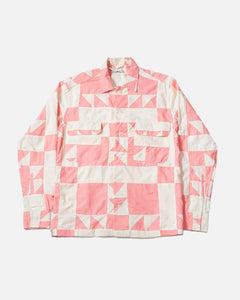 BODE Quilt Shirt Pink