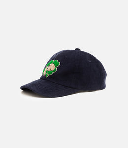 Luminaries Lucky Corduroy Cap and Pouch Set Navy