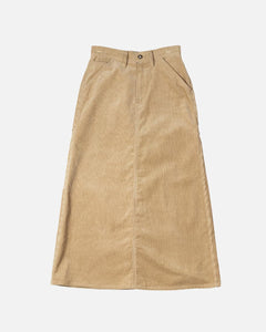 Universal Overall Corduroy Painter Skirt Beige