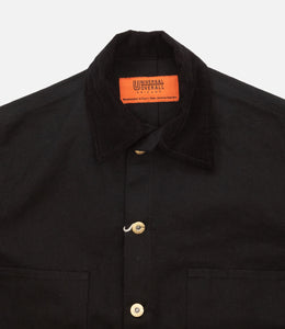 Universal Overall Corduroy Collar Coverall Black