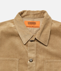 Universal Overall Women Coverall Corduroy Beige