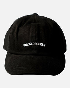 Knickerbocker Twill Logo Cap Black