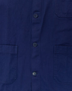 Le Mont Saint Michel Cotton Twill Light Work Jacket, vivid blue