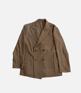 The Nerdys Check Double Breasted Jacket