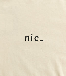 The Nerdys NIC_ Nerd is Cool t-shirt, beige