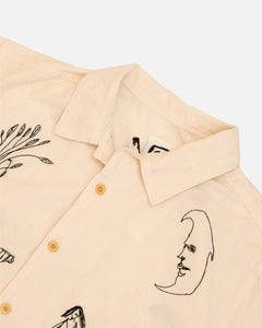 Samuel Zelig-Embroidered Camp Shirt