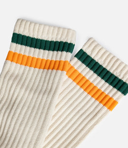 Votta stripe socks green/orange