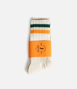 Votta stripe socks green/orange