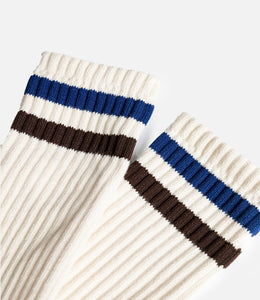 Votta stripe socks blue/brown