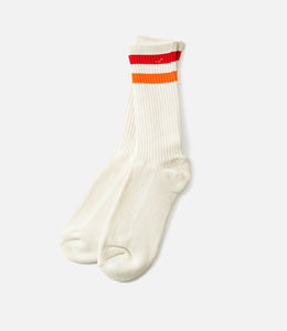Votta stripe socks red/orange